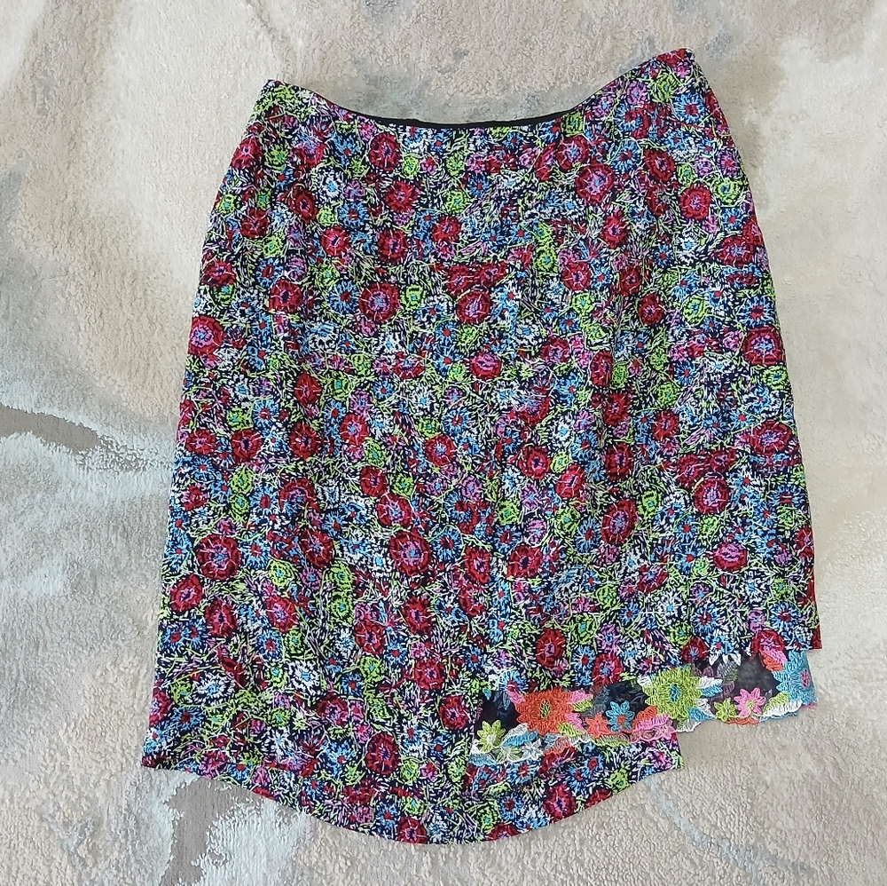 Vintage Christian Lacroix Bazar‎ Floral Skirt